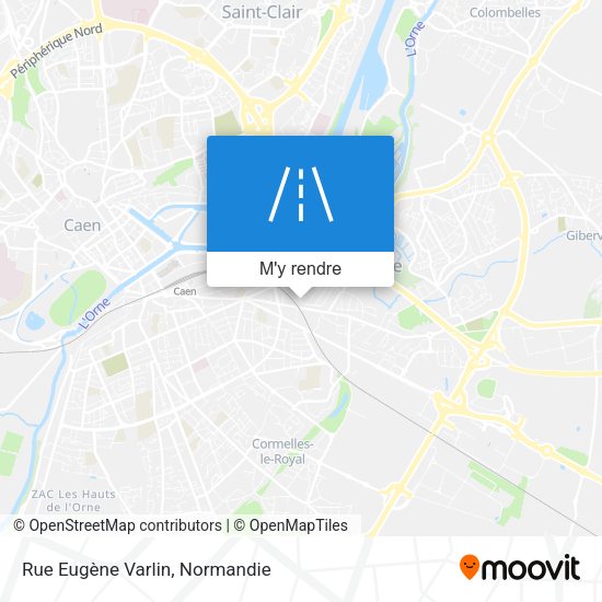 Rue Eugène Varlin plan