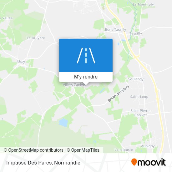 Impasse Des Parcs plan