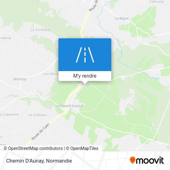 Chemin D'Aunay plan