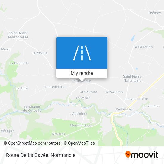 Route De La Cavée plan