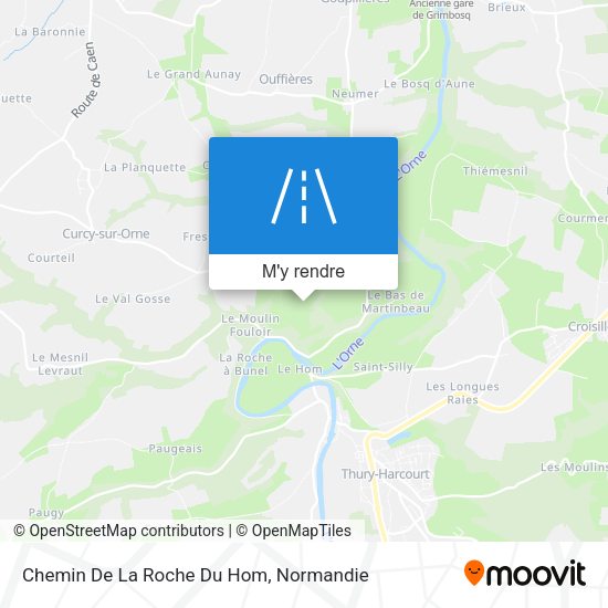 Chemin De La Roche Du Hom plan