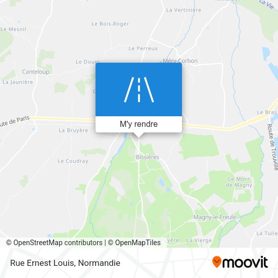 Rue Ernest Louis plan