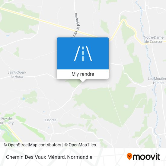 Chemin Des Vaux Ménard plan
