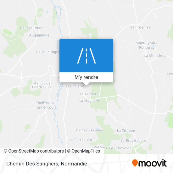Chemin Des Sangliers plan