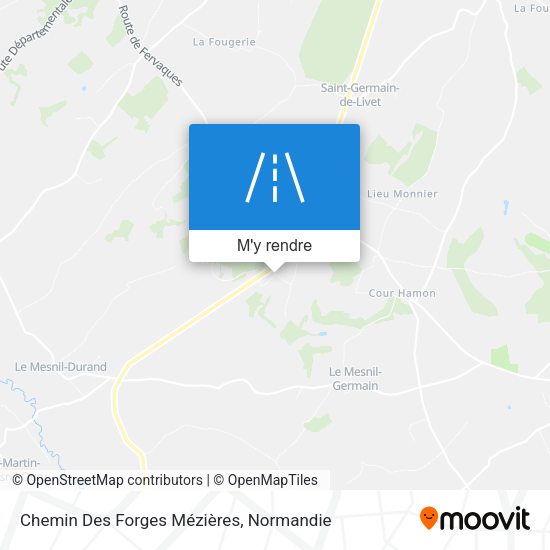 Chemin Des Forges Mézières plan