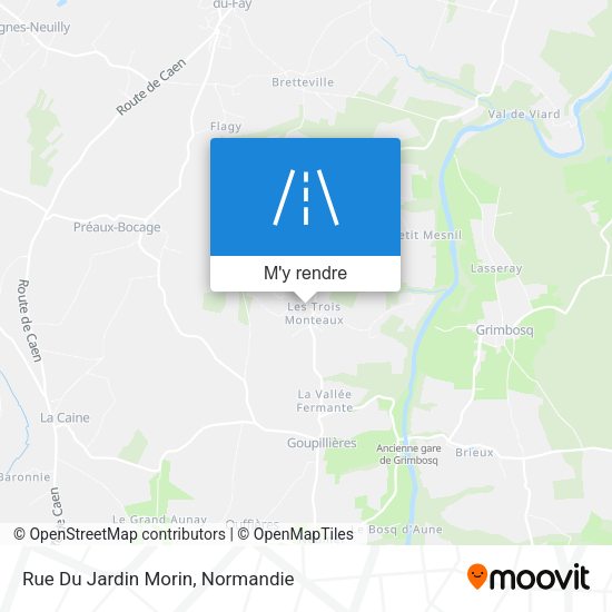 Rue Du Jardin Morin plan