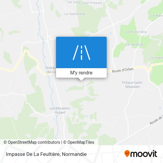 Impasse De La Feultière plan