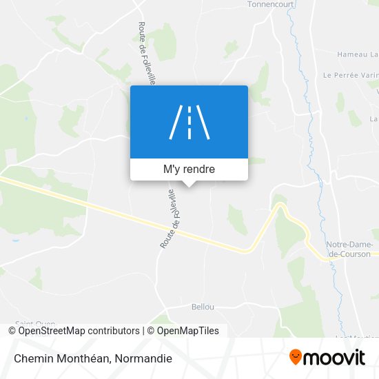 Chemin Monthéan plan