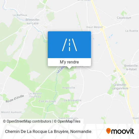 Chemin De La Rocque La Bruyère plan