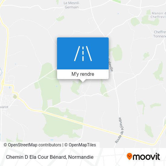 Chemin D Ela Cour Bénard plan