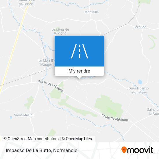 Impasse De La Butte plan