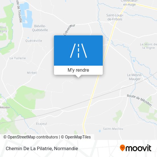 Chemin De La Pilatrie plan