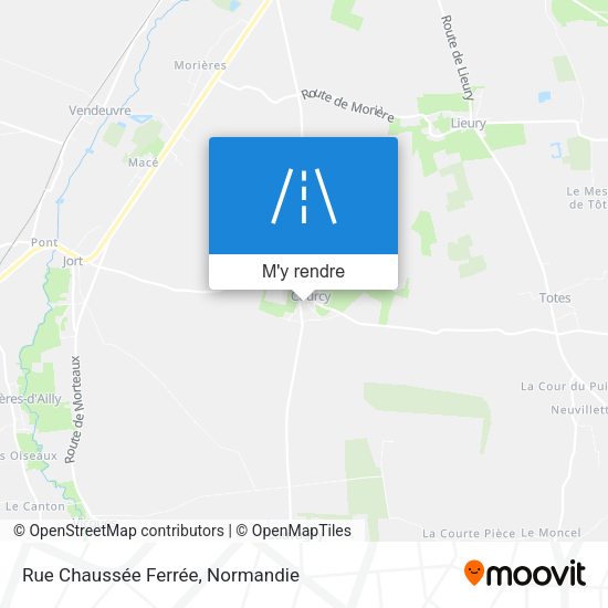 Rue Chaussée Ferrée plan