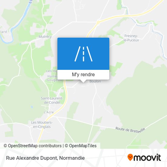 Rue Alexandre Dupont plan