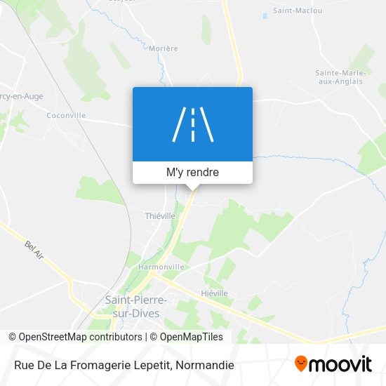 Rue De La Fromagerie Lepetit plan
