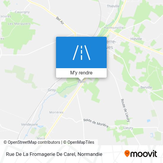 Rue De La Fromagerie De Carel plan