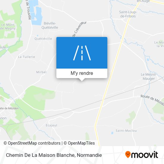 Chemin De La Maison Blanche plan