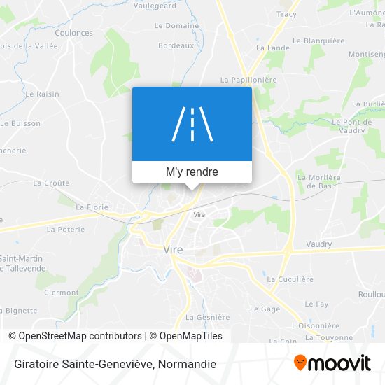 Giratoire Sainte-Geneviève plan