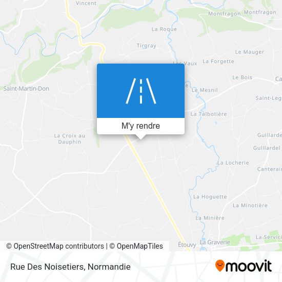 Rue Des Noisetiers plan