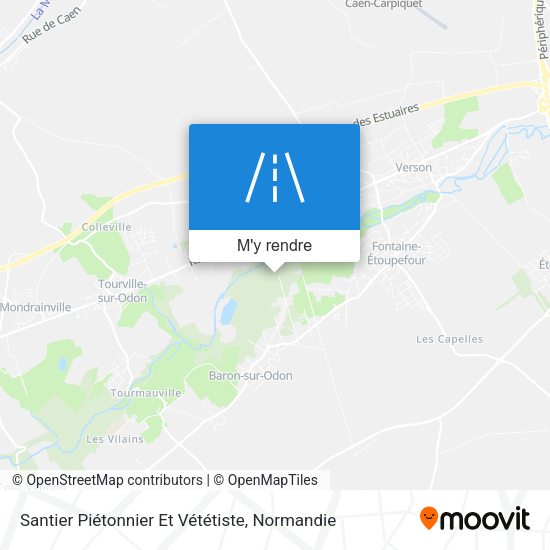 Santier Piétonnier Et Vététiste plan