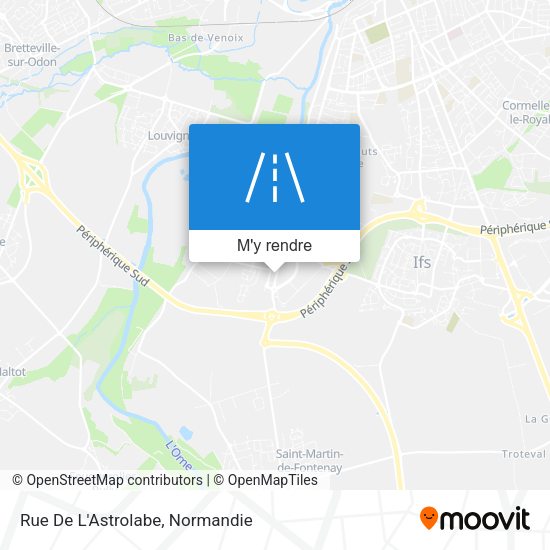 Rue De L'Astrolabe plan