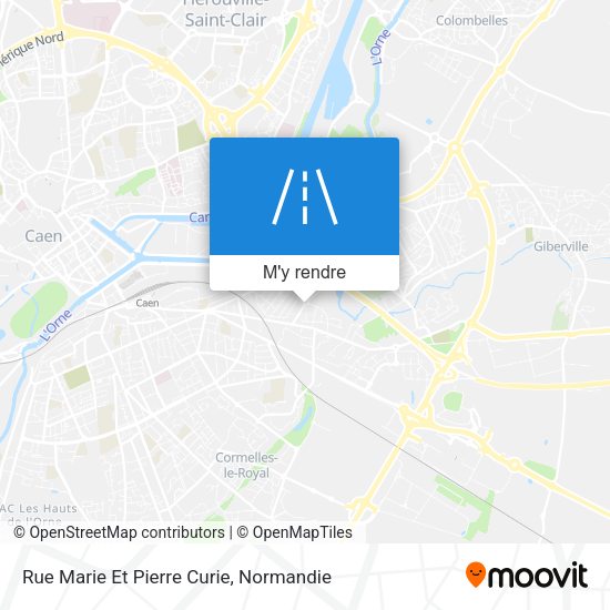 Rue Marie Et Pierre Curie plan
