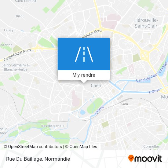 Rue Du Baillage plan