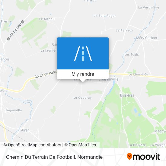Chemin Du Terrain De Football plan