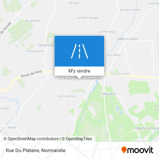 Rue Du Platane plan