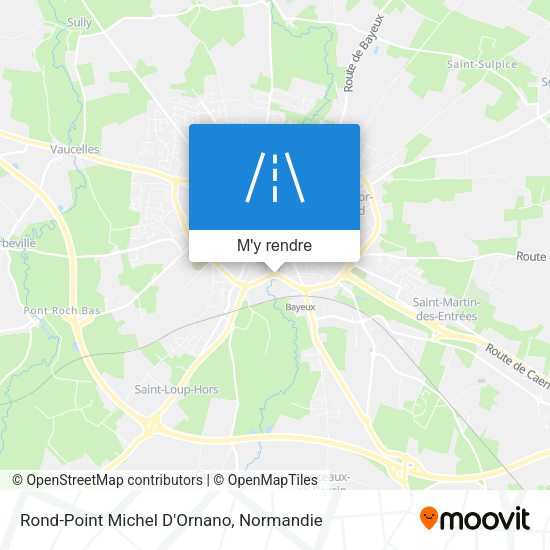 Rond-Point Michel D'Ornano plan