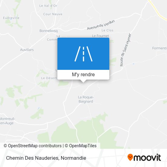 Chemin Des Nauderies plan