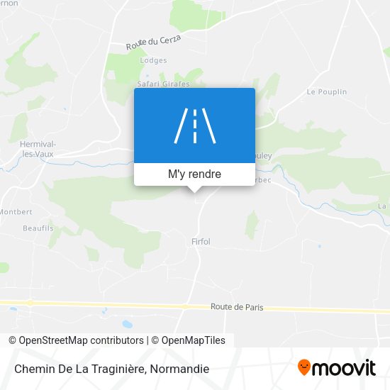 Chemin De La Traginière plan