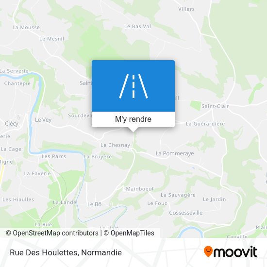 Rue Des Houlettes plan