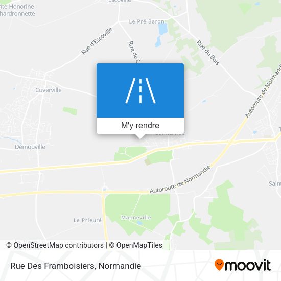 Rue Des Framboisiers plan