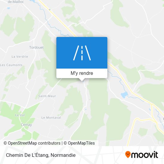 Chemin De L'Étang plan
