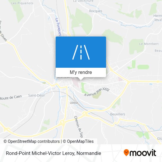 Rond-Point Michel-Victor Leroy plan