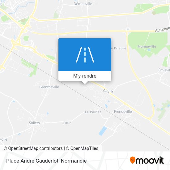 Place André Gauderlot plan