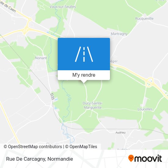 Rue De Carcagny plan