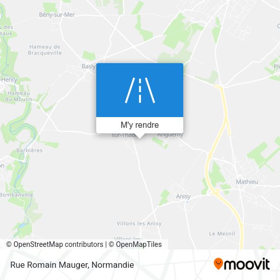 Rue Romain Mauger plan