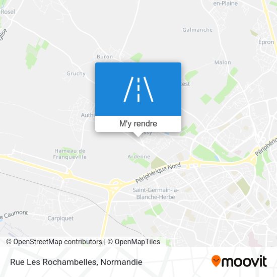 Rue Les Rochambelles plan