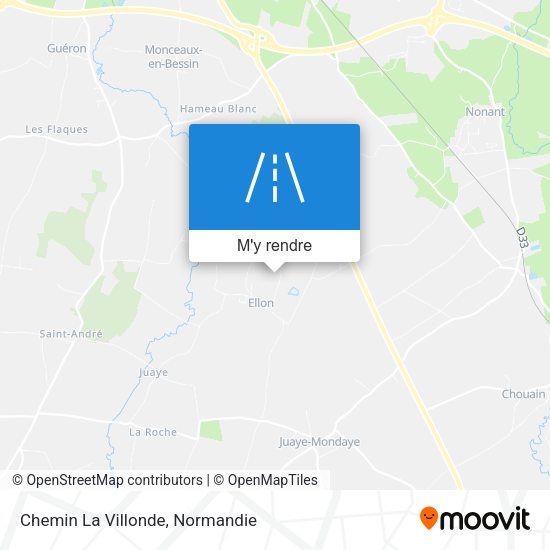 Chemin La Villonde plan