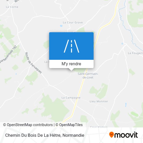 Chemin Du Bois De La Hêtre plan