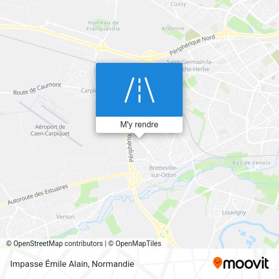 Impasse Émile Alain plan