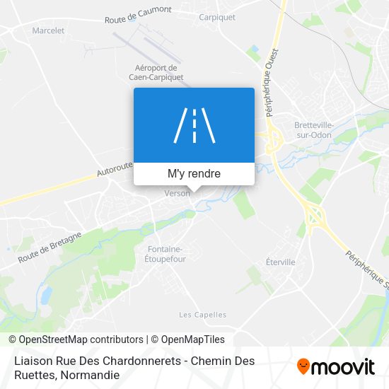 Liaison Rue Des Chardonnerets - Chemin Des Ruettes plan
