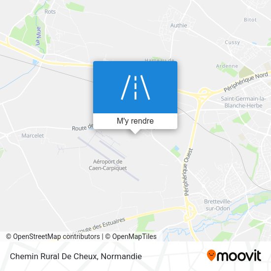 Chemin Rural De Cheux plan