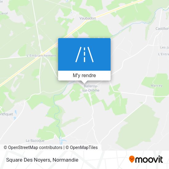 Square Des Noyers plan