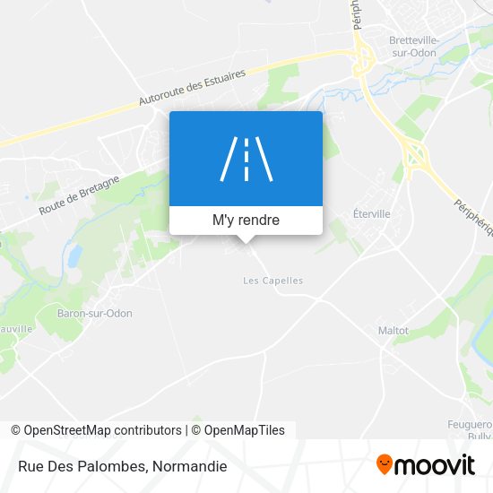 Rue Des Palombes plan