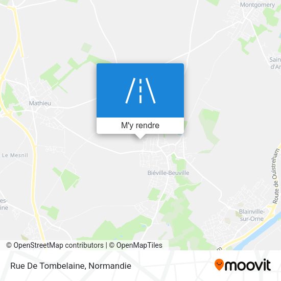 Rue De Tombelaine plan