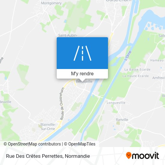 Rue Des Crêtes Perrettes plan