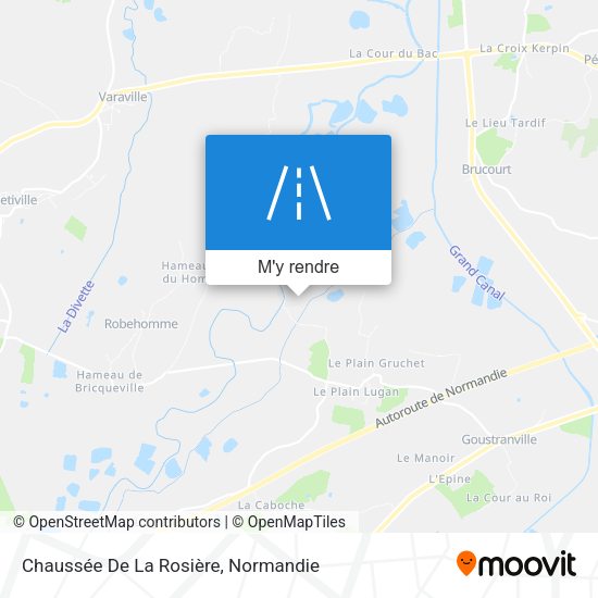 Chaussée De La Rosière plan